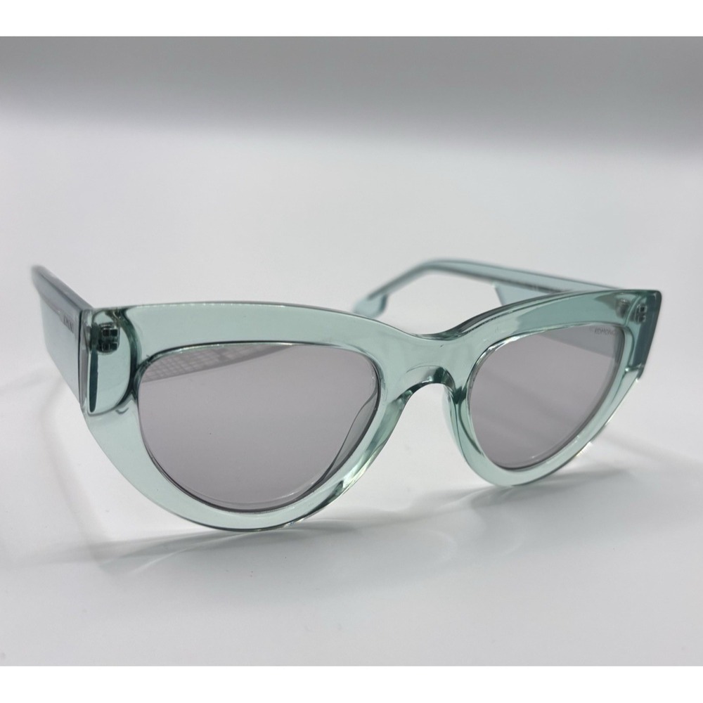 Komono Sunglasses Cateye Clear Green Cat2 Glamour Thick Rim